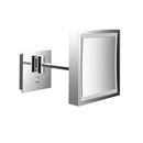 Emco Pure shaving and beauty mirror with lighting, 3x magnification with direct connection