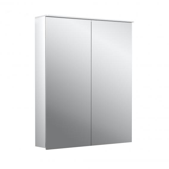 Emco Pure_Flat2 Design 鏡櫃，帶照明和 2 扇門