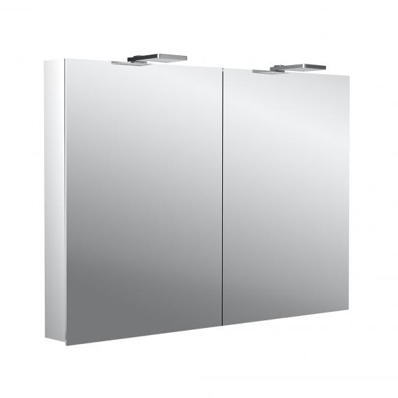Emco Pure_Flat2 Sytle mirror cabinet with lighting and 2 doors