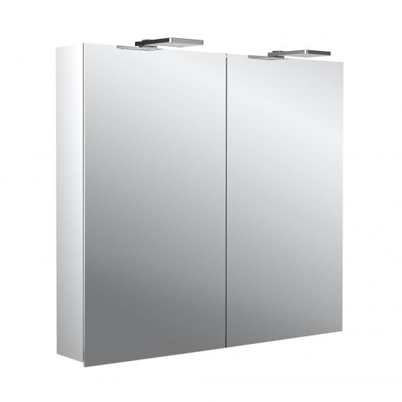 Emco Pure_Flat2 Sytle mirror cabinet with lighting and 2 doors