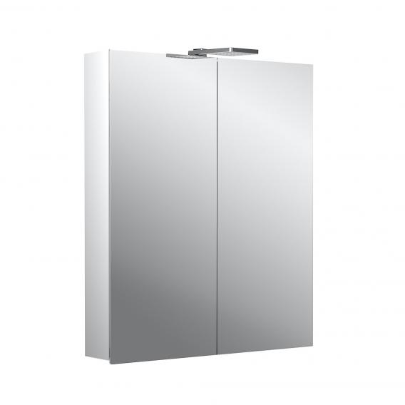 Emco Pure_Flat2 Sytle mirror cabinet with lighting and 2 doors