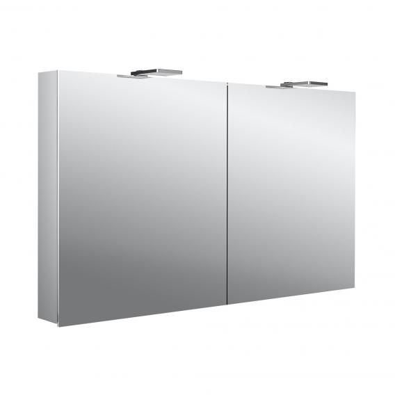 Emco Pure_Flat2 Sytle mirror cabinet with lighting and 2 doors