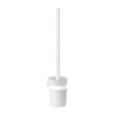 Emco Round toilet brush set, crystal glass container