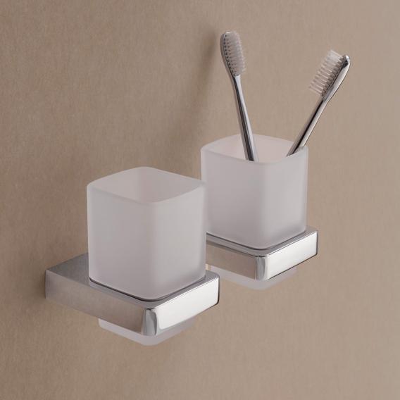 Emco Trend tumbler holder, wall-mounted