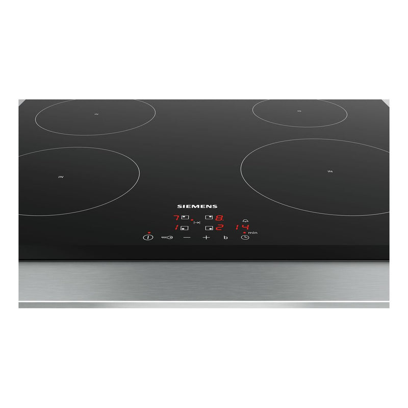 Siemens - IQ100 Induction Hob 60 cm Black, Surface Mount Without Frame EU631BEF1B 