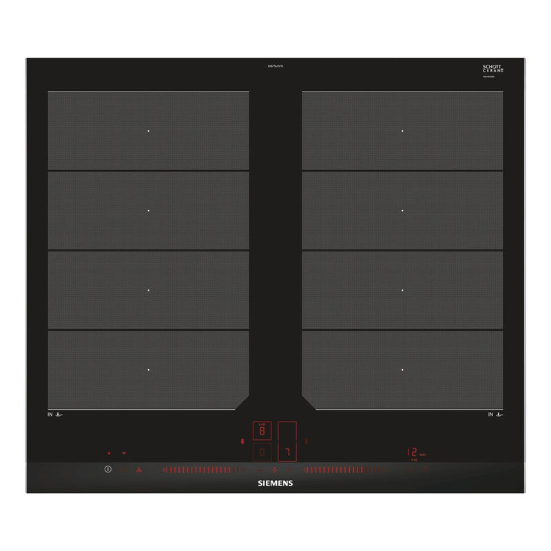 Siemens - IQ700 Induction Hob 60 cm Black, Surface Mount With Frame EX675LXV1E 