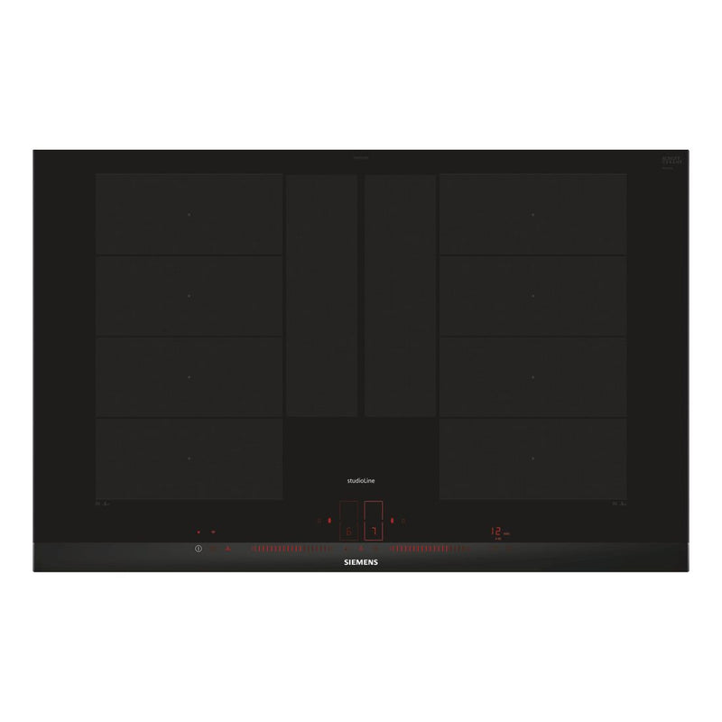 Siemens - IQ700 Induction Hob 80 cm Black, Surface Mount With Frame EX877LYV5E 