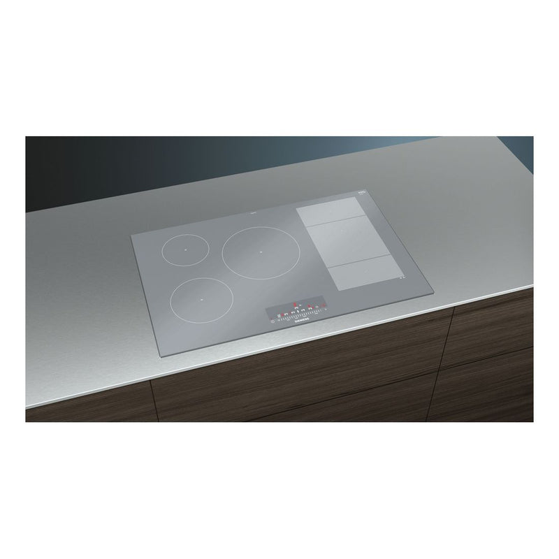 Siemens - IQ700 Induction Hob 80 cm Stainless Steel, Surface Mount With Frame EX879FVC1E 