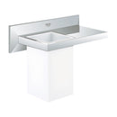 Grohe Allure Brilliant 層架，附鍍鉻玻璃杯