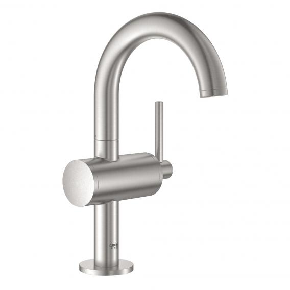 Grohe Atrio single lever basin fitting M size with Push-Open waste valve