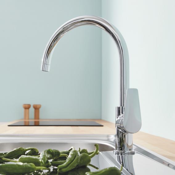 Grohe BauEdge single-lever kitchen mixer tap