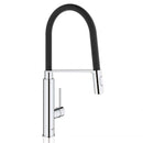 Grohe Concetto Profi single-lever kitchen mixer tap chrome/matt black