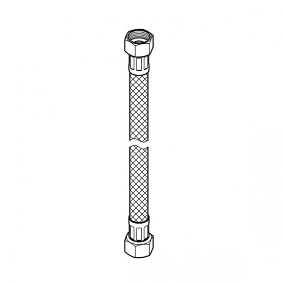 Grohe connection hose 07227 for Taron shower system 1/2"x1/2"x770