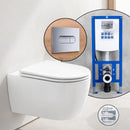 Grohe Essence 全套壁掛式馬桶，附 neeos 前牆元件