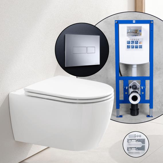 Grohe Essence complete SET wall-mounted toilet with neeos pre-wall element