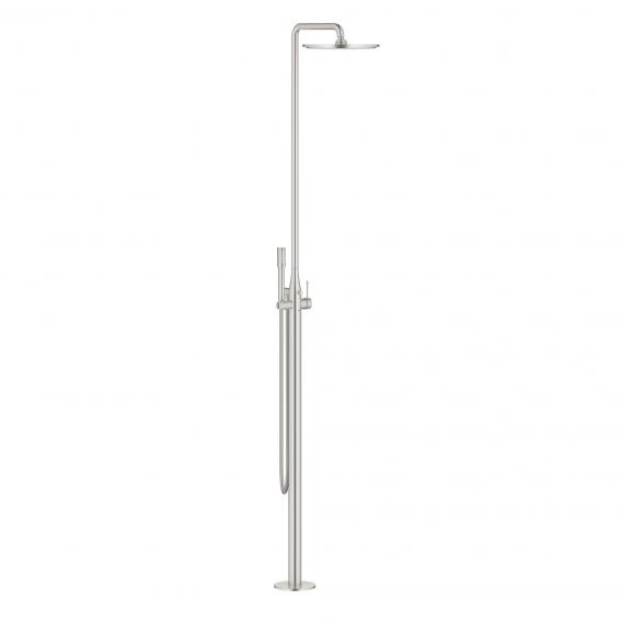 Grohe Essence free-standing single lever shower system chrome