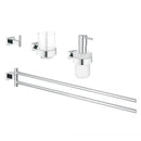 Grohe Essentials Cube 浴室套裝 4 合 1 鍍鉻