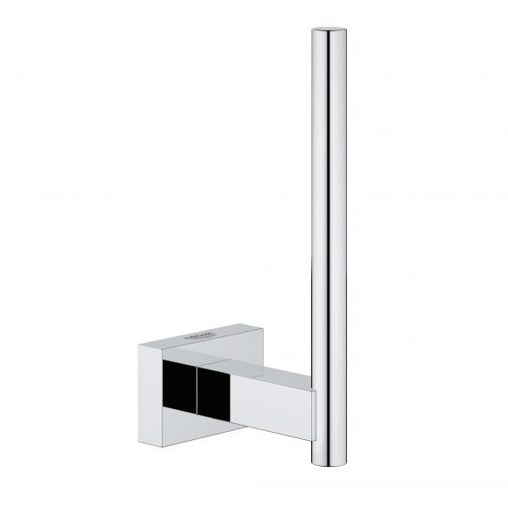Grohe Essentials Cube toilet roll holder for spare rolls chrome