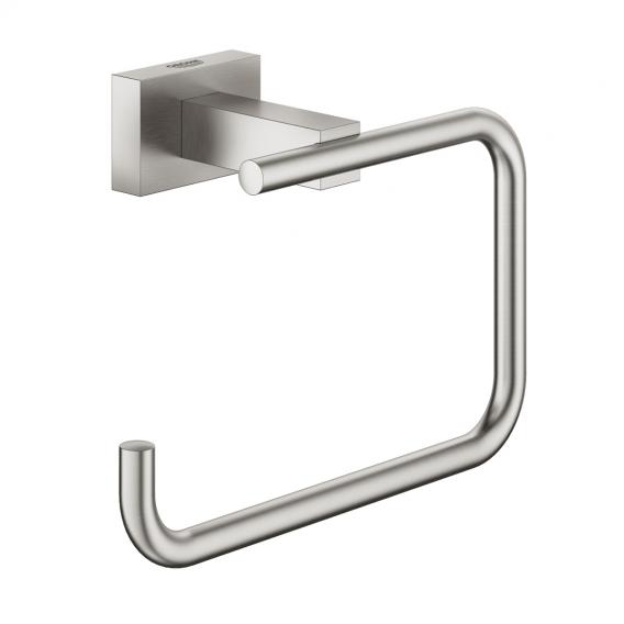Grohe Essentials Cube toilet roll holder without cover chrome