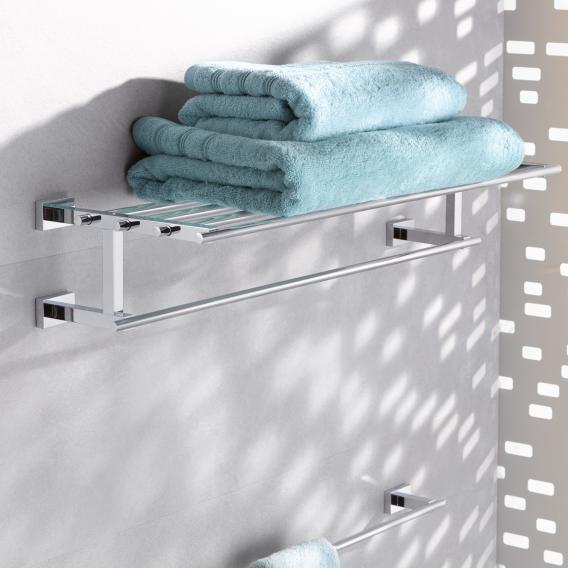 Grohe Essentials Cube towel rack chrome