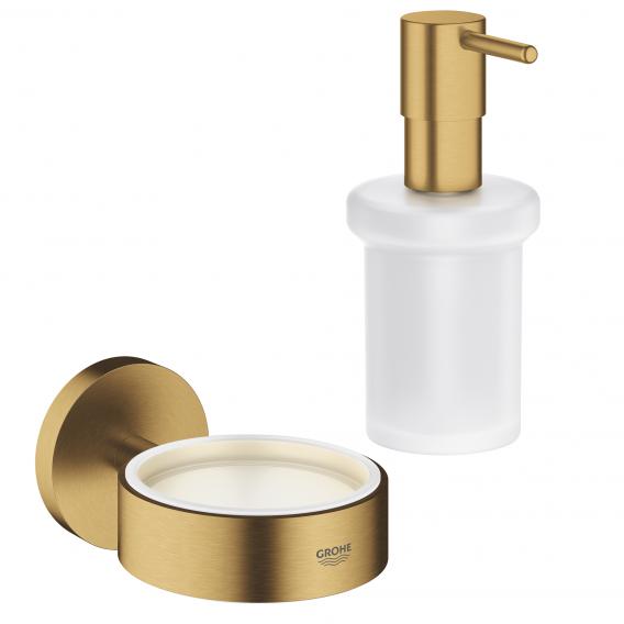 Grohe Essentials soap dispenser with holder chrome