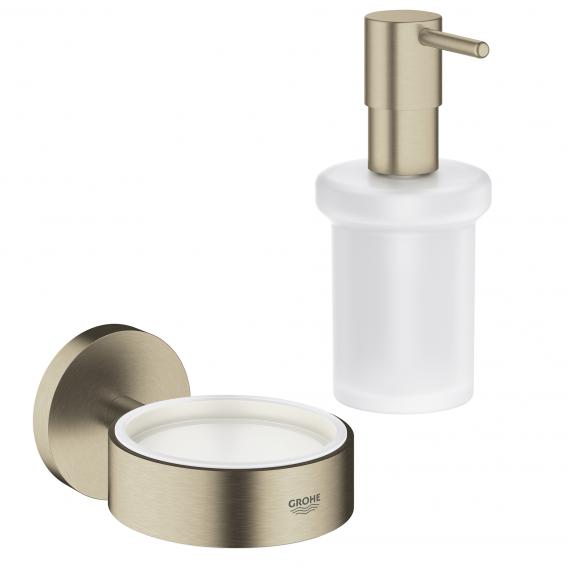 Grohe Essentials soap dispenser with holder chrome