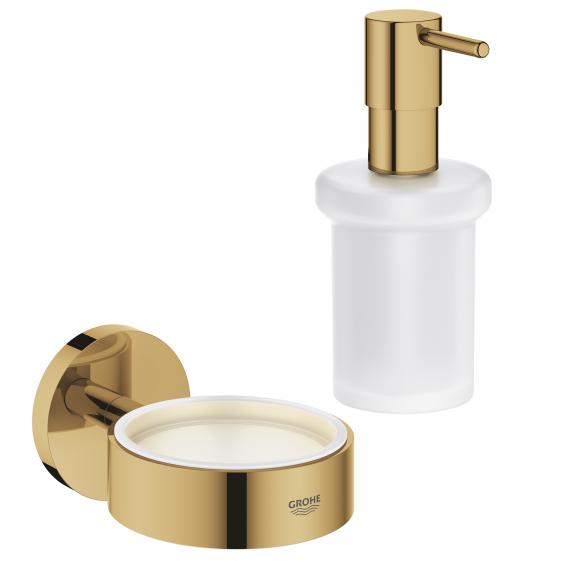 Grohe Essentials soap dispenser with holder chrome