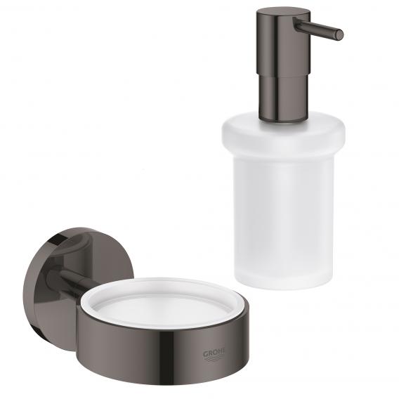 Grohe Essentials soap dispenser with holder chrome