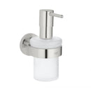 Grohe Essentials 皂液器，附鍍鉻支架