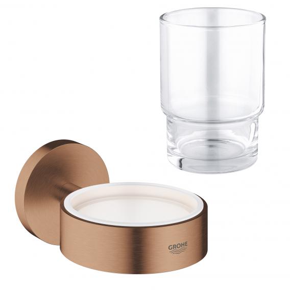 Grohe Essentials tumbler with holder chrome