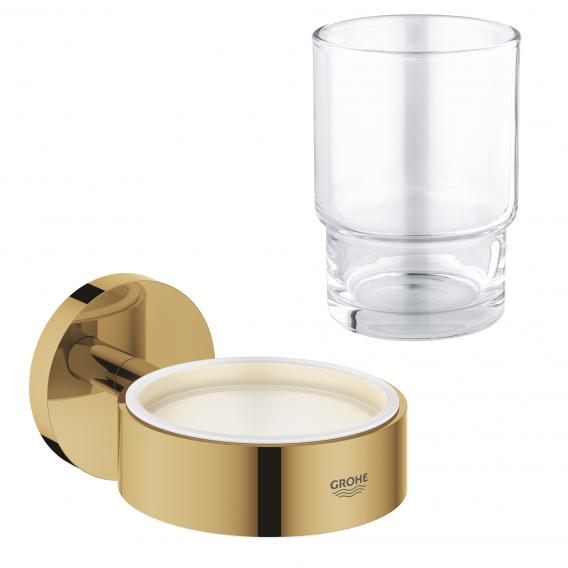 Grohe Essentials tumbler with holder chrome