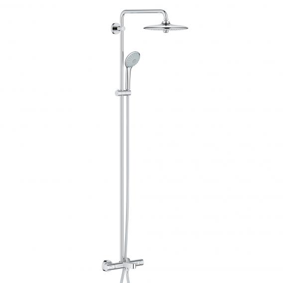 Grohe Euphoria System 260 shower system with wall-mounted thermostatic bath mixer