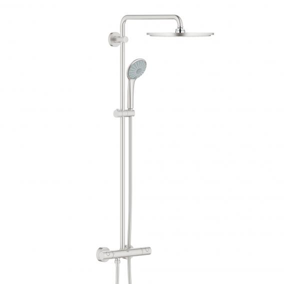 Grohe Euphoria XXL System 310 shower system with wall-mounted thermostatic shower mixer chrome