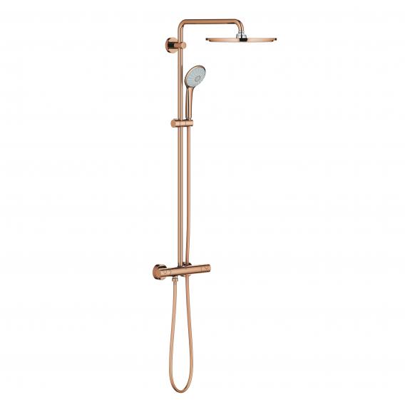Grohe Euphoria XXL System 310 shower system with wall-mounted thermostatic shower mixer chrome