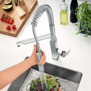 Grohe Eurocube professional single-lever kitchen mixer tap chrome