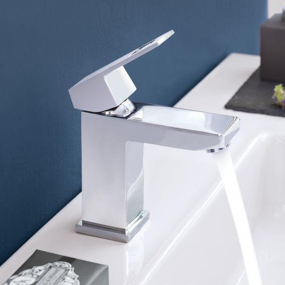 Grohe Eurocube single lever basin fitting with flow rate limiter
