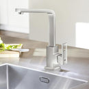 Grohe Eurocube single-lever kitchen mixer tap chrome