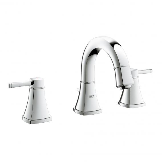 Grohe Grandera three hole basin fitting with pop-up waste set