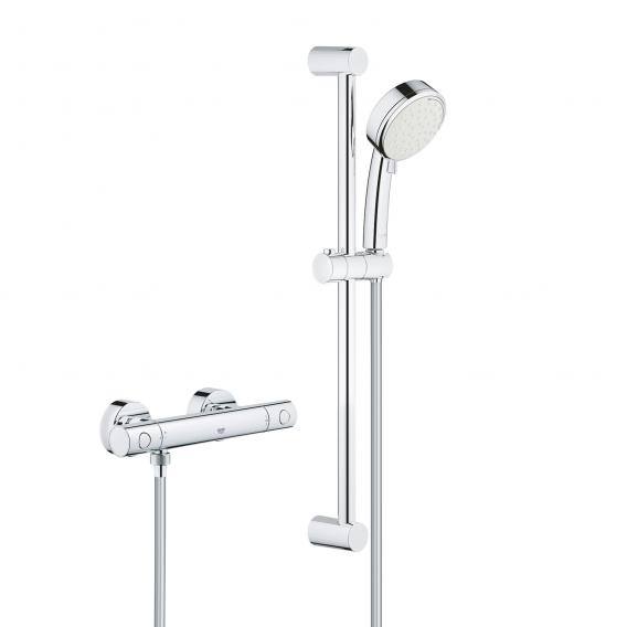Grohe Grohtherm 800 Cosmopolitan thermostatic shower mixer with shower set height
