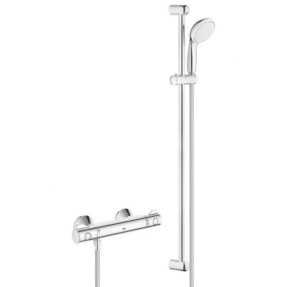 Grohe Grohtherm 800 thermostatic shower mixer with shower set 600