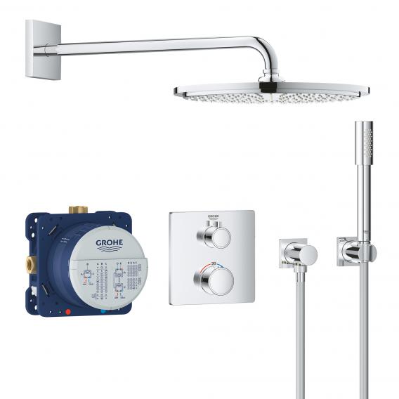 Grohe Grohtherm concealed shower system square