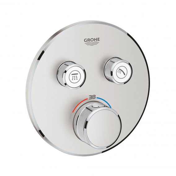 Grohe Grohtherm SmartControl thermostat with 2 shut-off valves chrome