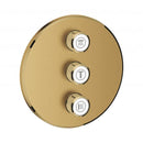 高儀高特朗 SmartControl 三重隱藏式閥門 月白/鍍鉻