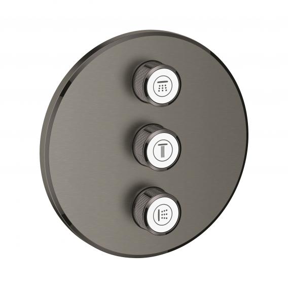 Grohe Grohtherm SmartControl triple concealed valve moon white/chrome