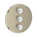 高儀高特朗 SmartControl 三重隱藏式閥門 月白/鍍鉻