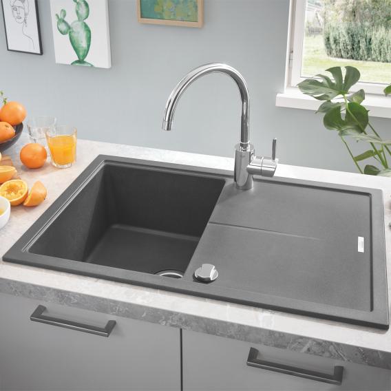 Grohe K400 kitchen sink with drainer