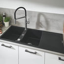Grohe K500 double kitchen sink with drainer