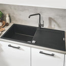 Grohe K500 kitchen sink with drainer
