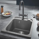 Grohe K700 built-in sink granite black