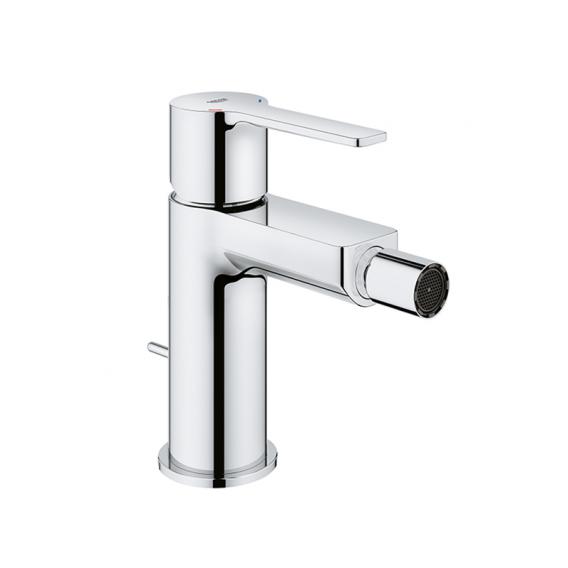 Grohe Lineare single lever bidet fitting with pop-up waste set chrome